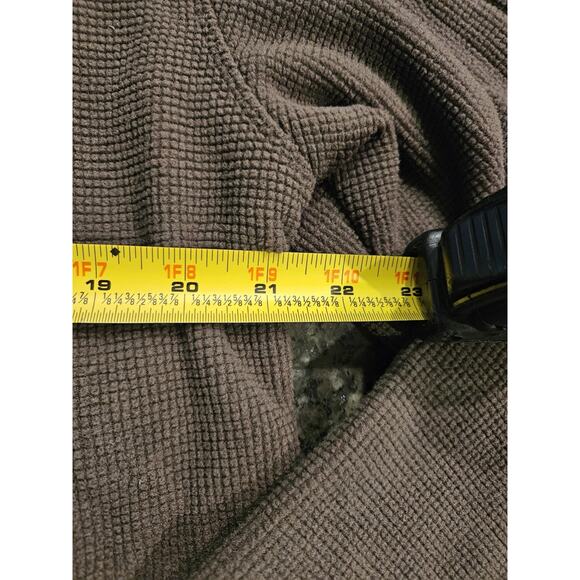 Horn Legend Men's 1/4 Zip Pullover Size Large Brown - Picture 5 of 7